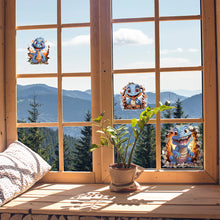 Load image into Gallery viewer, Diamond Painting Sticker Diamond Art Craft Mosaic Sticker for Kid Gift(Dinosaur)