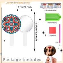 Load image into Gallery viewer, DIY Diamond Painting Mirror Kit for Adults Kids Beginners (Mandala #3)