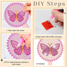 Load image into Gallery viewer, DIY Diamond Painting Mirror Kit for Adults Kids Beginners (Butterfly #6)