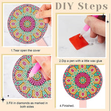 Load image into Gallery viewer, DIY Diamond Painting Mirror Kit for Adults Kids Beginners (Mandala #7)