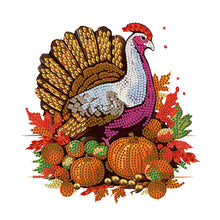 Load image into Gallery viewer, Diamond Painting - Partial Special Shaped - pumpkin turkey (30*30CM)