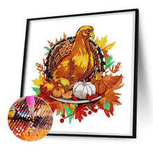 Load image into Gallery viewer, Diamond Painting - Partial Special Shaped - pumpkin turkey (30*30CM)