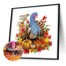 Load image into Gallery viewer, Diamond Painting - Partial Special Shaped - pumpkin turkey (30*30CM)