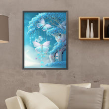 Load image into Gallery viewer, Diamond Painting - Full Round - Treehouse with butterfly wind chimes (30*40CM)