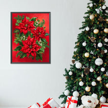 Load image into Gallery viewer, Diamond Painting - Full Round - Christmas Poinsettia (30*40CM)
