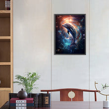 Load image into Gallery viewer, AB Diamond Painting - Full Round - galaxy dolphin (30*40CM)