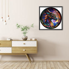 Load image into Gallery viewer, AB Diamond Painting - Full Round - Colorful dragon (40*40CM)