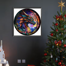 Load image into Gallery viewer, AB Diamond Painting - Full Round - Colorful dragon (40*40CM)