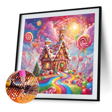 Load image into Gallery viewer, AB Diamond Painting - Full Round - Ginger Cookies and Candy House (40*40CM)