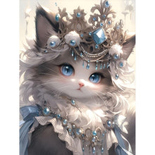 Load image into Gallery viewer, AB Diamond Painting - Full Round - cat princess (30*40CM)