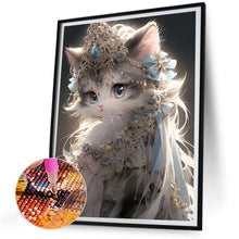 Load image into Gallery viewer, AB Diamond Painting - Full Round - cat princess (30*40CM)
