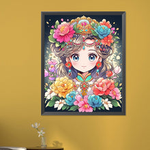 Load image into Gallery viewer, AB Diamond Painting - Full Round - Cartoon little girl (40*60CM)