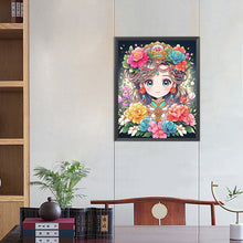 Load image into Gallery viewer, AB Diamond Painting - Full Round - Cartoon little girl (40*60CM)