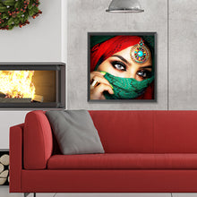 Load image into Gallery viewer, Diamond Painting - Full Round - veiled girl (30*30CM)