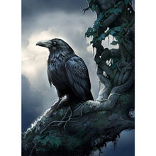 Load image into Gallery viewer, Diamond Painting - Full Round - crow (40*55CM)