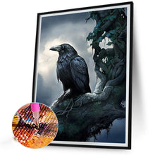 Load image into Gallery viewer, Diamond Painting - Full Round - crow (40*55CM)