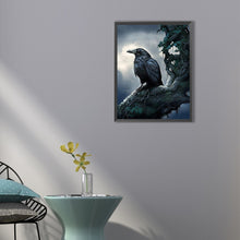 Load image into Gallery viewer, Diamond Painting - Full Round - crow (40*55CM)