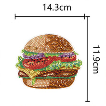 Load image into Gallery viewer, Round+Special Shape Diamond Art Fridge Magnets Sticker (Hamburger)