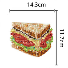 Load image into Gallery viewer, Round+Special Shape Diamond Art Fridge Magnets Sticker (Sandwich)