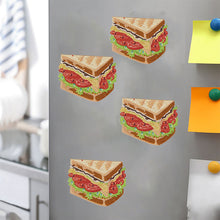 Load image into Gallery viewer, Round+Special Shape Diamond Art Fridge Magnets Sticker (Sandwich)