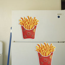 Load image into Gallery viewer, Round+Special Shape Diamond Art Fridge Magnets Sticker (French Fries)