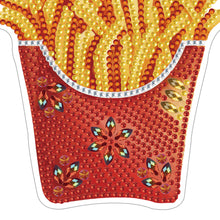 Load image into Gallery viewer, Round+Special Shape Diamond Art Fridge Magnets Sticker (French Fries)