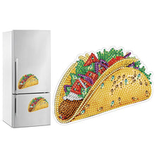 Load image into Gallery viewer, Round+Special Shape Diamond Art Fridge Magnets Sticker (Taco)