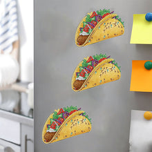 Load image into Gallery viewer, Round+Special Shape Diamond Art Fridge Magnets Sticker (Taco)