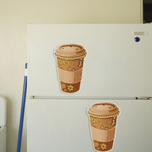 Load image into Gallery viewer, Round+Special Shape Diamond Art Fridge Magnets Sticker (Coffee Cup)