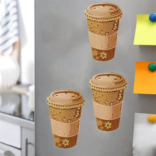 Load image into Gallery viewer, Round+Special Shape Diamond Art Fridge Magnets Sticker (Coffee Cup)