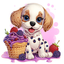 Load image into Gallery viewer, Diamond Painting - Partial Special Shaped - puppy (30*30CM)