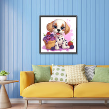 Load image into Gallery viewer, Diamond Painting - Partial Special Shaped - puppy (30*30CM)