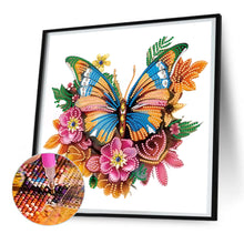 Load image into Gallery viewer, Diamond Painting - Partial Special Shaped - Butterfly (30*30CM)