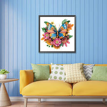 Load image into Gallery viewer, Diamond Painting - Partial Special Shaped - Butterfly (30*30CM)