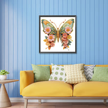 Load image into Gallery viewer, Diamond Painting - Partial Special Shaped - Butterfly (30*30CM)