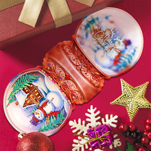 Load image into Gallery viewer, 8PCS Christmas Santa Special Shape Diamond Art Greeting Cards Gift for Christmas