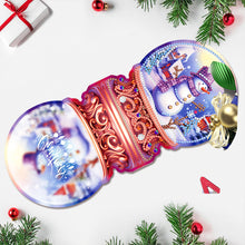 Load image into Gallery viewer, 8PCS Christmas Santa Special Shape Diamond Art Greeting Cards Gift for Christmas