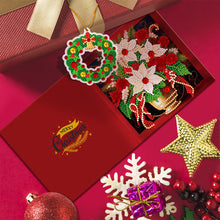 Load image into Gallery viewer, 8PCS Christmas Santa Special Shape Diamond Art Greeting Cards Gift for Christmas