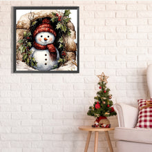 Load image into Gallery viewer, Diamond Painting - Full Square - snowman (40*40CM)