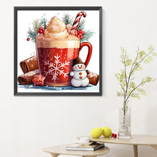 Load image into Gallery viewer, Diamond Painting - Full Round - Christmas cup drink (30*30CM)