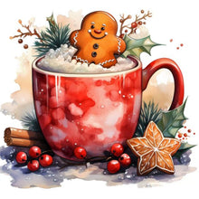 Load image into Gallery viewer, Diamond Painting - Full Round - Christmas cup drink (30*30CM)