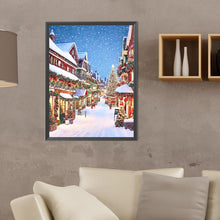 Load image into Gallery viewer, Diamond Painting - Full Round - Christmas snow scene (30*40CM)