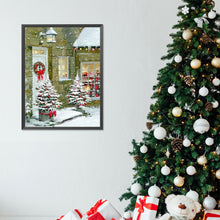 Load image into Gallery viewer, Diamond Painting - Full Round - Christmas snow scene (30*40CM)