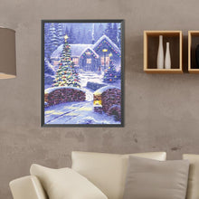 Load image into Gallery viewer, Diamond Painting - Full Round - Christmas snow scene (30*40CM)