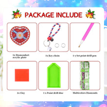 Load image into Gallery viewer, Double Sided Rhinestone Painting Keychain Pendant for Adult(Hartz Football Club)