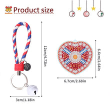 Load image into Gallery viewer, Double Sided Rhinestone Painting Keychain Pendant for Adult(Hartz Football Club)