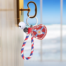 Load image into Gallery viewer, Double Sided Rhinestone Painting Keychain Pendant for Adult(Hartz Football Club)