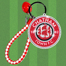 Load image into Gallery viewer, Double Sided Rhinestone Painting Keychain Pendant for Adult (Chatham Town F.C.)