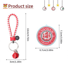 Load image into Gallery viewer, Double Sided Rhinestone Painting Keychain Pendant for Adult (Chatham Town F.C.)