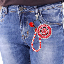 Load image into Gallery viewer, Double Sided Rhinestone Painting Keychain Pendant for Adult (Chatham Town F.C.)